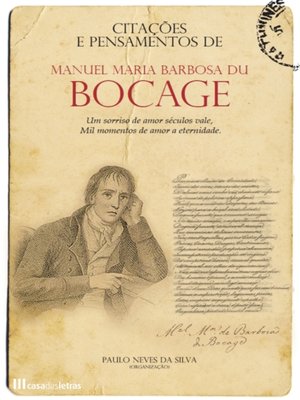 cover image of Citações e Pensamentos de Bocage